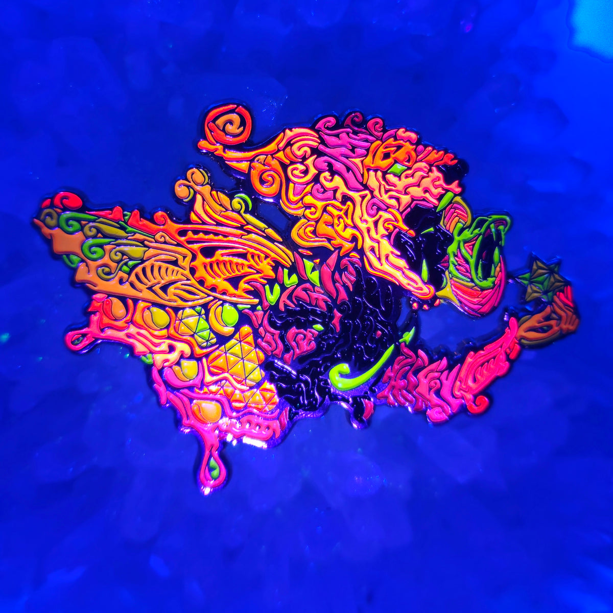 Lion Elephant Snake Cloud Creature V2 Lex Newtho Archangel Trippy Psychedelic Art 3D Enamel Pins Hat Pins Lapel Pin Brooch Badge Festival Pin