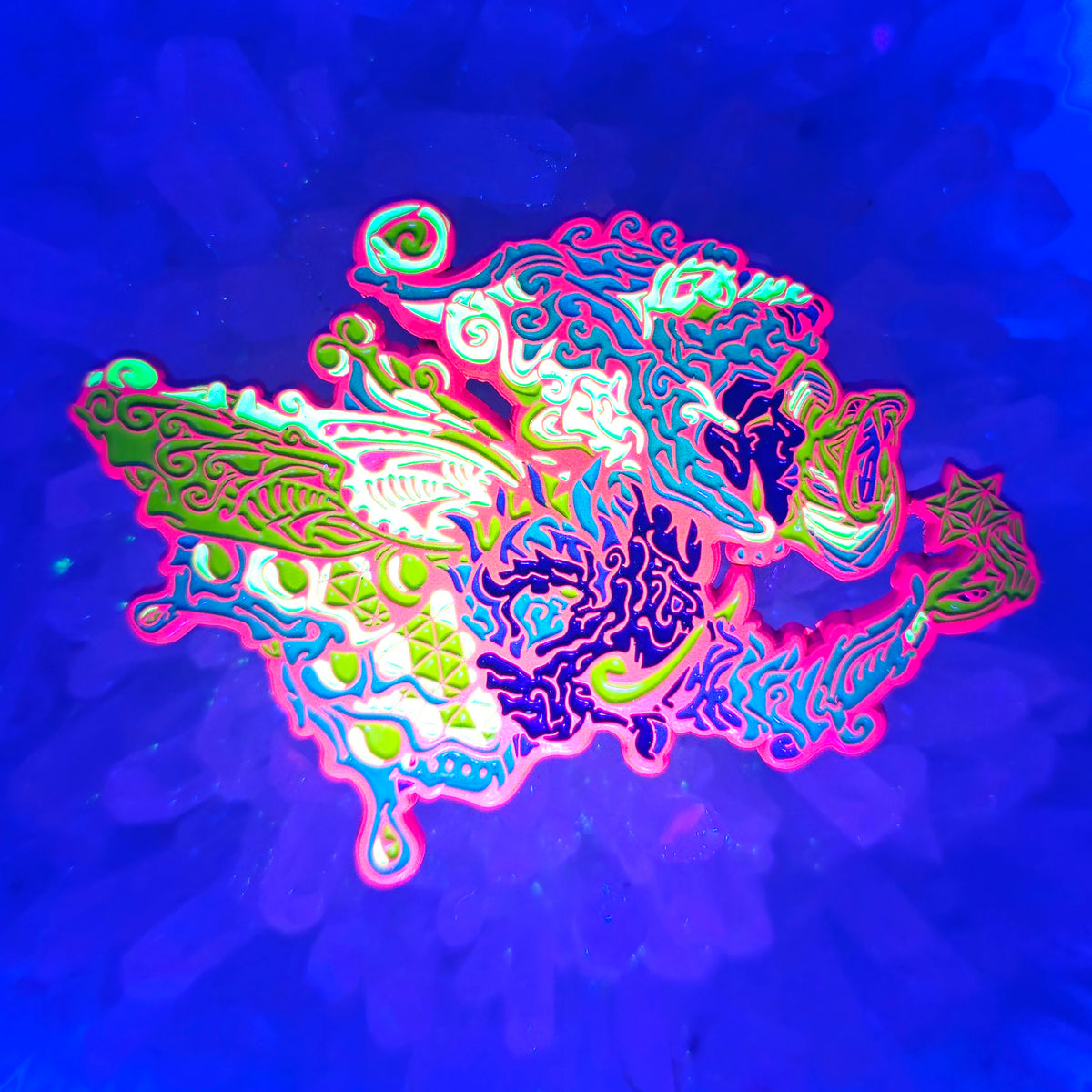 Lion Elephant Snake Cloud Creature V3 Lex Newtho Archangel Trippy Psychedelic Art 3D Enamel Pins Hat Pins Lapel Pin Brooch Badge Festival Pin