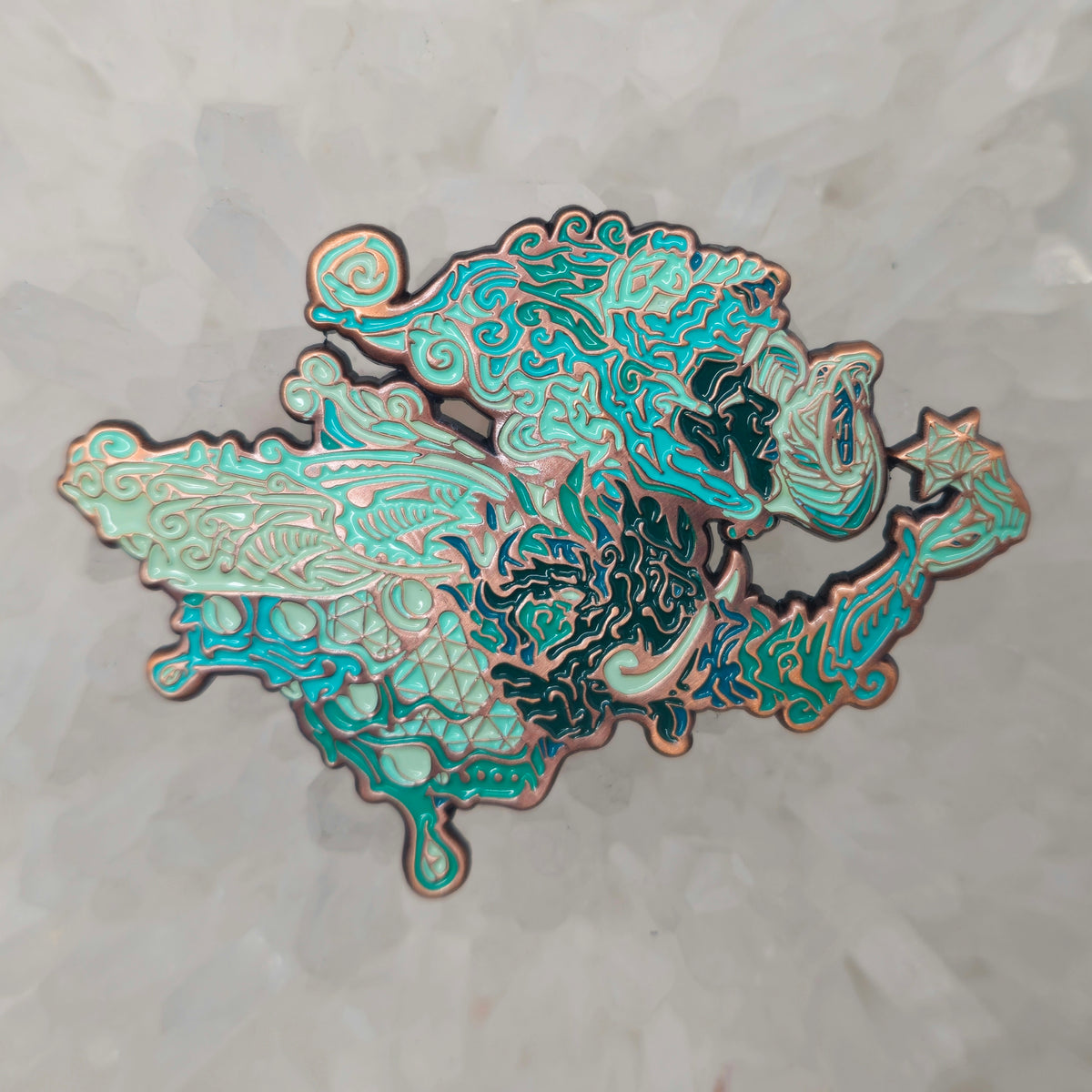 Lion Elephant Snake Cloud Creature V5 Lex Newtho Archangel Trippy Psychedelic Art 3D Enamel Pins Hat Pins Lapel Pin Brooch Badge Festival Pin