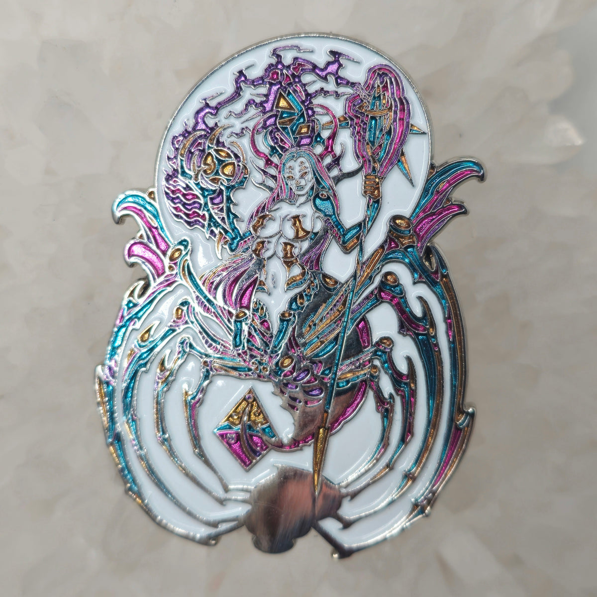 Arachne Spider Deity V1 Underworld Goddess Enamel Pins Hat Pins Lapel Pin Brooch Badge Festival Pin