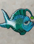 Angler Fish V2 Psychedelic Animal Art Enamel Pins Hat Pins Lapel Pin Brooch Badge Festival Pin