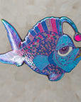 Angler Fish V4 Psychedelic Animal Art Enamel Pins Hat Pins Lapel Pin Brooch Badge Festival Pin