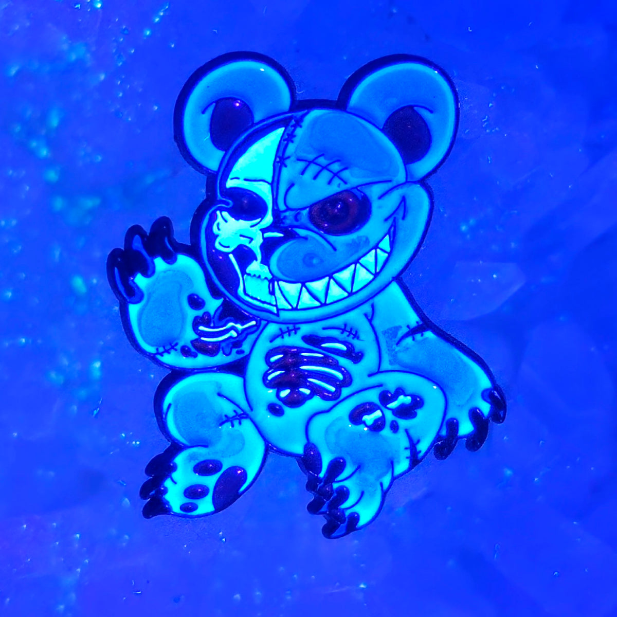 Terror Teddy Bear Cute Horror Pins Hat Pins Lapel Pin Brooch Badge Festival Pin