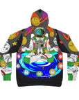 Chakranaut Space Meditation Chakra Planet Unisex Hooded Sweatshirt Athletic Hoodie 95% Recycled Material Sweater By Mike Snowadzky X Mythical Merch