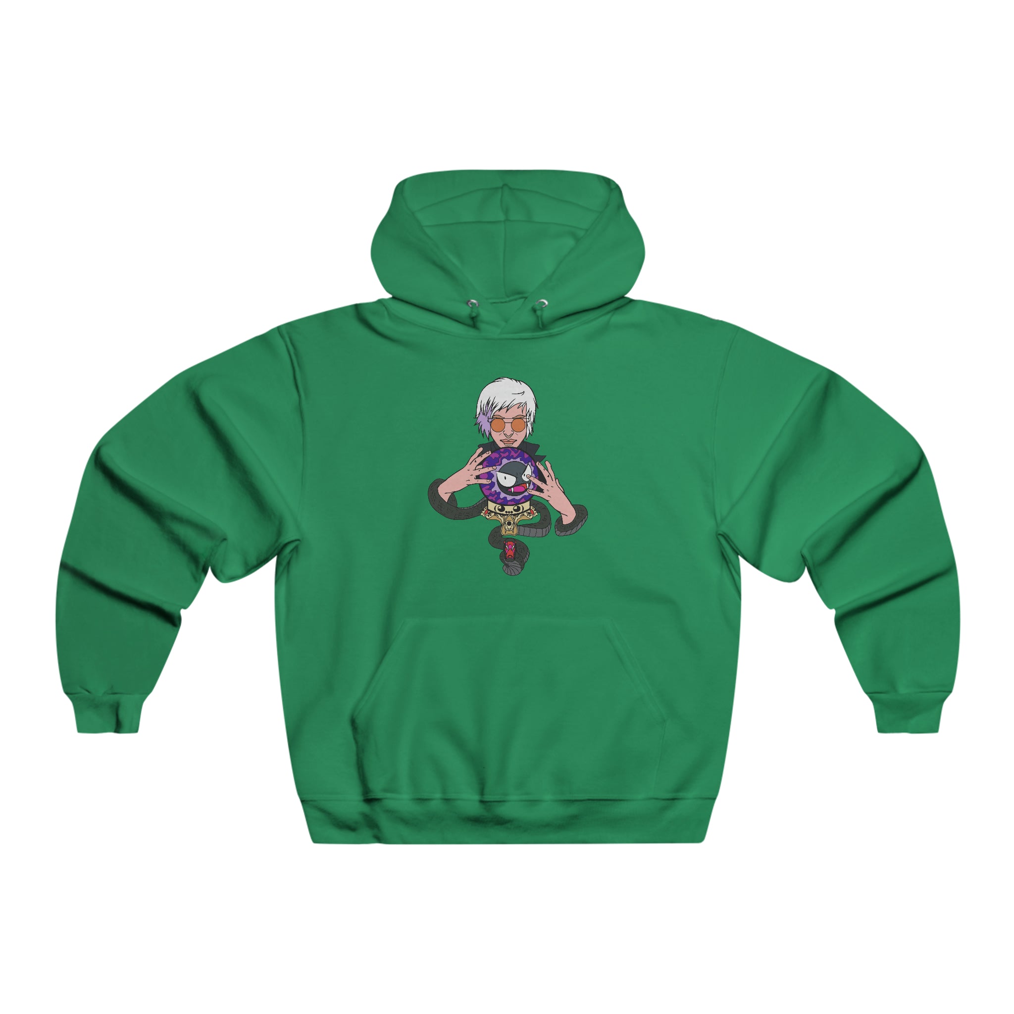 Mystifying Oracle Ghastly Dj Gastly Anime Video Game Edm Hoodie 2 Sided Men&#39;s Hooded Sweatshirt By Carissa Williams X Mythical Merch