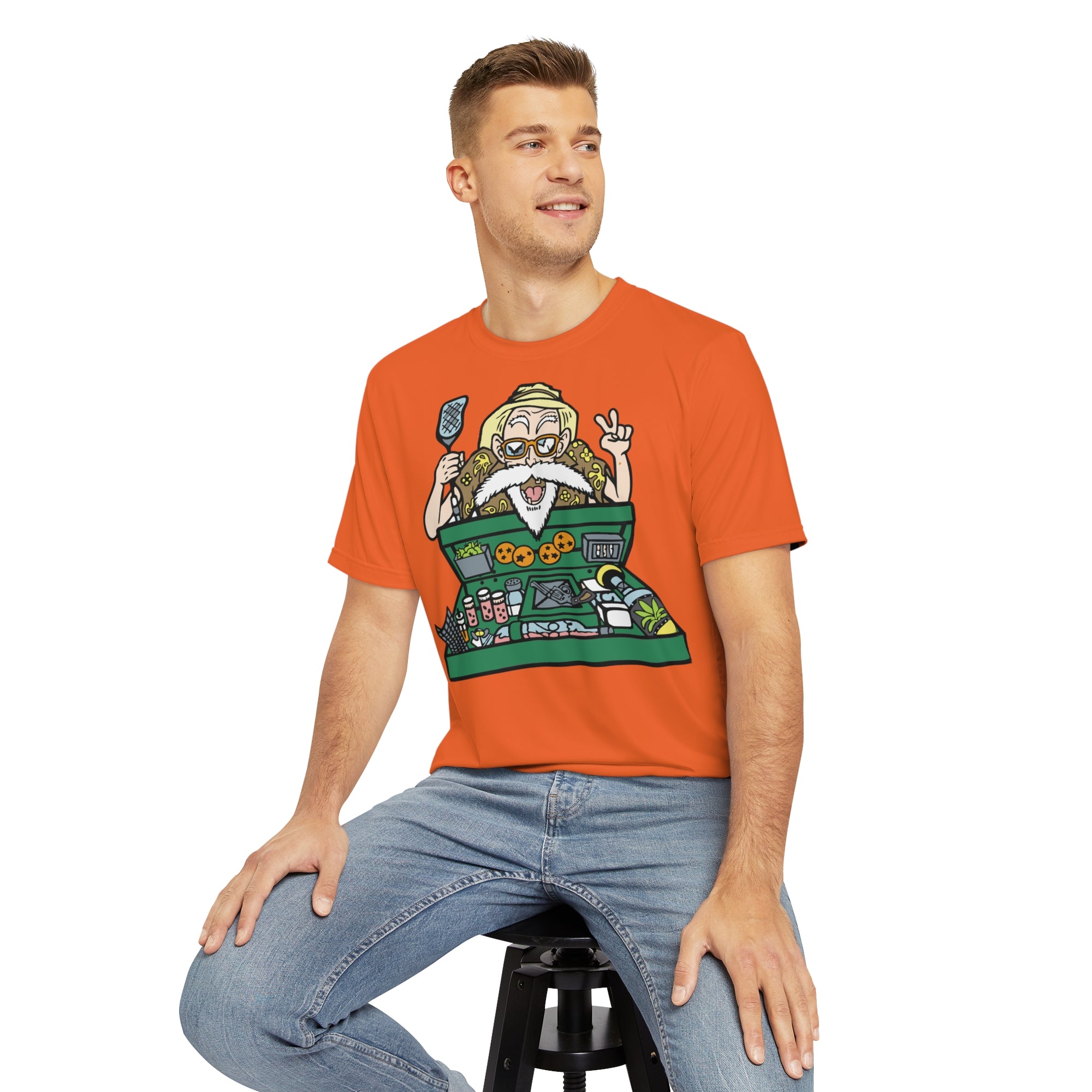 Roshi S Thompson Fear And Dbz Loathing In Las Vegas Gonzo Men&#39;s Polyester Tee T Shirt Tshirt T-Shirt By Shaena Polly X Mythical Merch