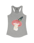 Butterfly Mushroom Awakening Women's Ideal Racerback Tank Top Sleeveless T Shirt