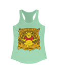Winnie You Are Braver Meditation Pooh Buddha Bees Honeycomb Women's Ideal Racerback Tank