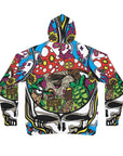 Dancing Terrapin Mushroom Village Stealie Forever Grateful Hippie Dead Lot Unisex Hooded Sweatshirt Athletic Hoodie 95% Recycled Materials (AOP)