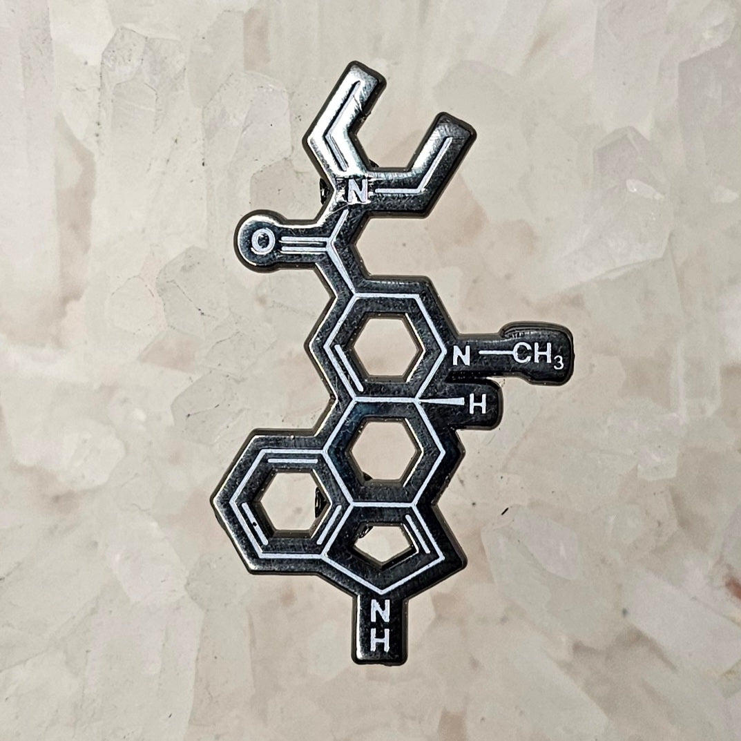 Lsd Molecule Acid Blotter Glow Enamel Pins Hat Pins Lapel Pin Brooch Badge Festival Pin