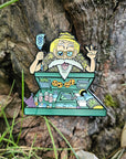 Master Roshi S Thompson Fear N Loathing Dbz Anime Video Game Manga 90s Cartoon Glow Enamel Pins Hat Pins Lapel Pin Brooch Badge Festival Pin