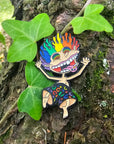 10 Pack - Wild Psychedelic Warrior Donnie Thornberry Trippy Thornberries Family Limited Glow Edition Enamel Pins Wholesale Hat Pins Lapel Pin Bulk Brooch Badge Festival Pin