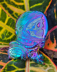Undead Astronaut Space Skeleton Cosmonaut Universe White Glow Skull Enamel Pins Hat Pins Lapel Pin Brooch Badge Festival Pin