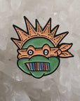 Teenage Mutant Ween Ninja Turtle Michelangelo Orange Boog Boognish Mashup Jam Band Music Glow Enamel Hat Pin