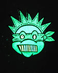 Teenage Mutant Ween Ninja Turtle Boog Boognish Mashup Jam Band Music Dark Glow Enamel Hat Pin