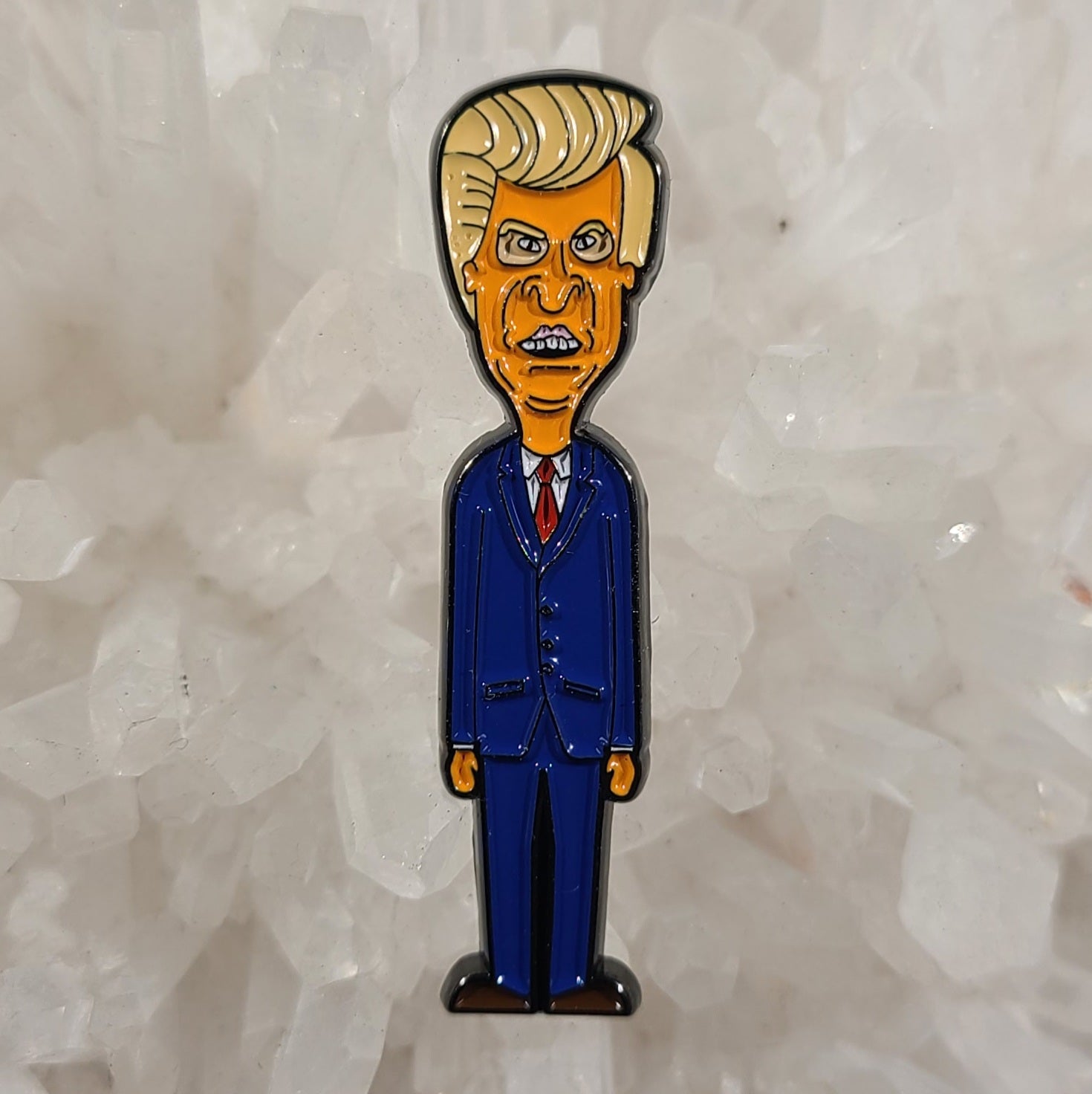Butthead Donald Trump Parody Beavis 90s Cartoon Enamel Pins Hat Pins Lapel Pin Brooch Badge Festival Pin