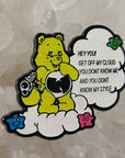 Wu Tang Care Clan Bear Hey You Get Off My Cloud Gun Enamel Hat Pin