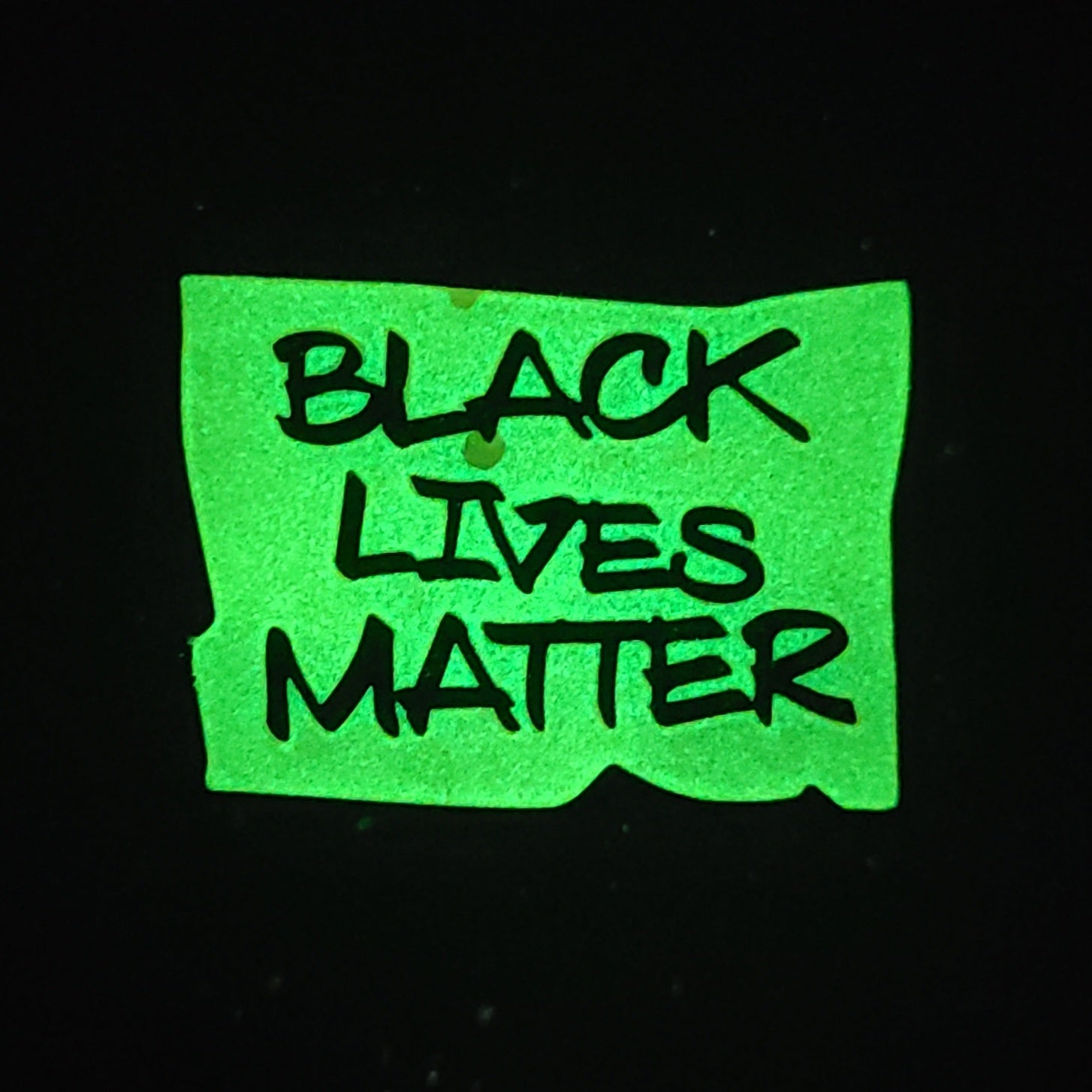 Black Lives Matter Sign Activism Glow Enamel Pins Hat Pins Lapel Pin Brooch Badge Festival Pin