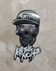 Kill The Noise 3D Antique Silver Metal KTN Skull DJ EDM Enamel Pins Hat Pins Lapel Pin Brooch Badge Festival Pin