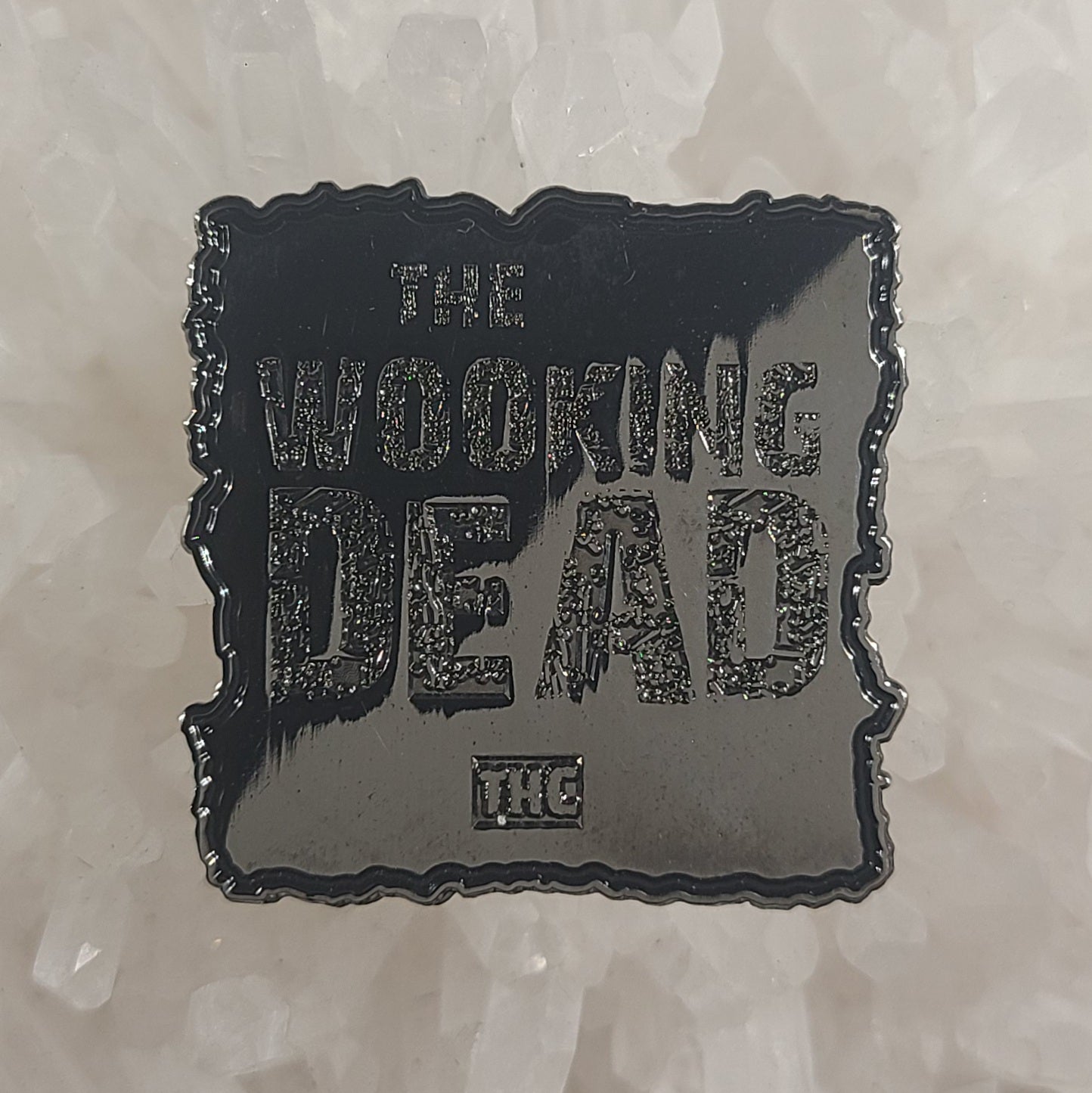 The Wooking Dead THC Wook Hippie Dabs Weed Metallic Enamel Hat Pin