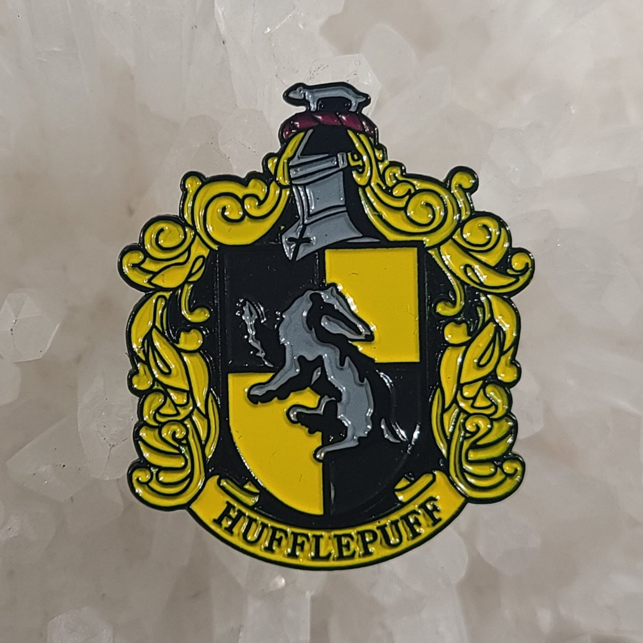 Harry Hufflepuff Potter House Crest Enamel Pins Hat Pins Lapel Pin Brooch Badge Festival Pin