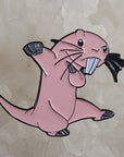 Kim Rufus Possible Naked Mole Rat 90s Cartoon Enamel Pins Hat Pins Lapel Pin Brooch Badge Festival Pin