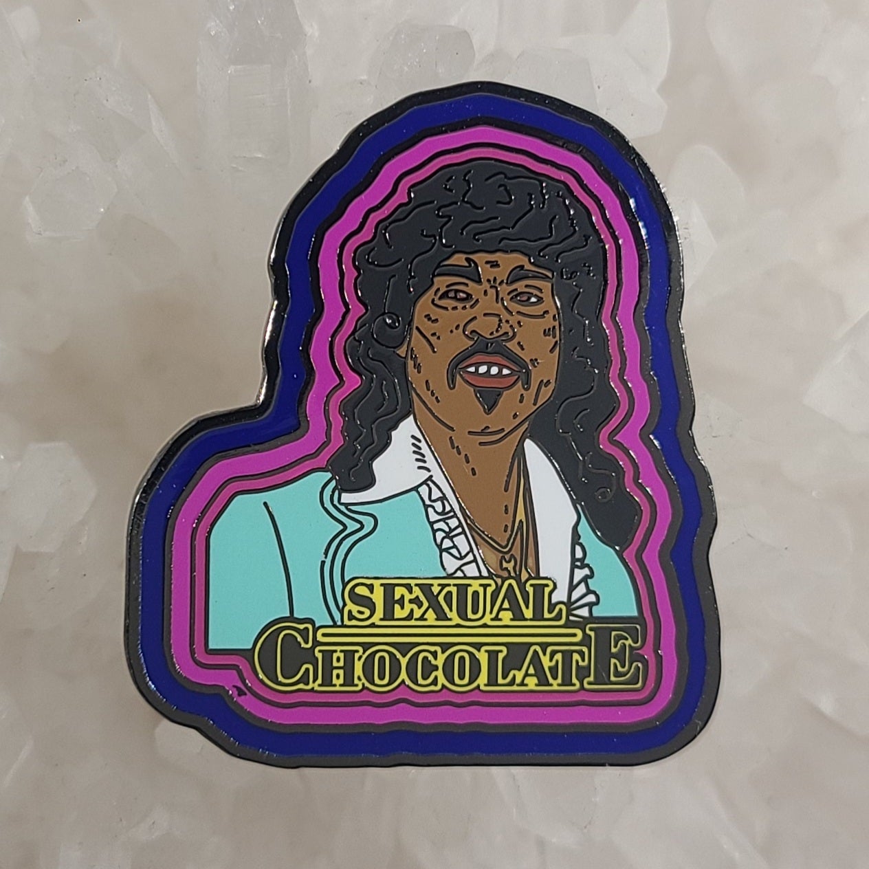 10 Pack - Sexual Chocolate Eddie Comedian Murphy Comedy Funny Wholesale Enamel Pins Hat Pins Lapel Pin Brooch Badge Festival Pin