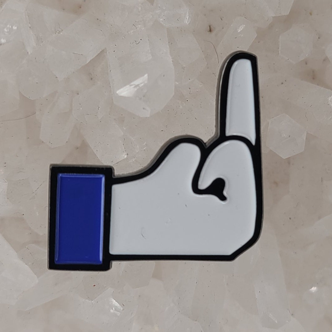F*ck You React Face Book Emote Emoticon Funny Enamel Pins Hat Pins Lapel Pin Brooch Badge Festival Pin