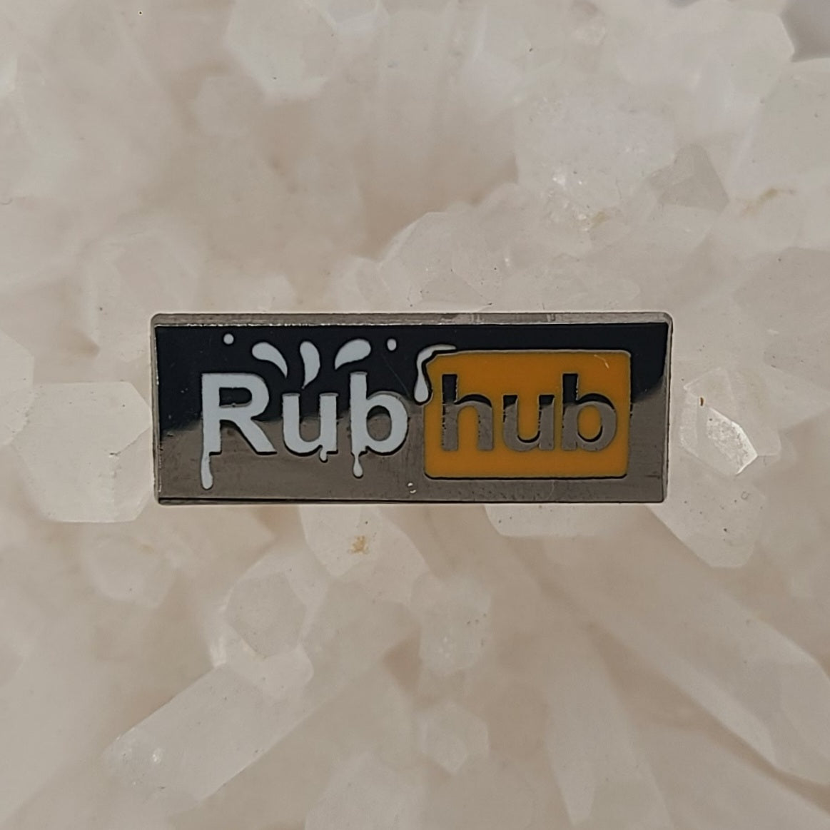 Rub Hub Porn Hub Parody Kinked Sex Kinky Enamel Hat Pin