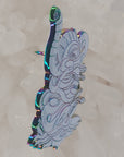 Trippy Elephant Psychedelic Art Anodized Metal 3D Enamel Hat Pin