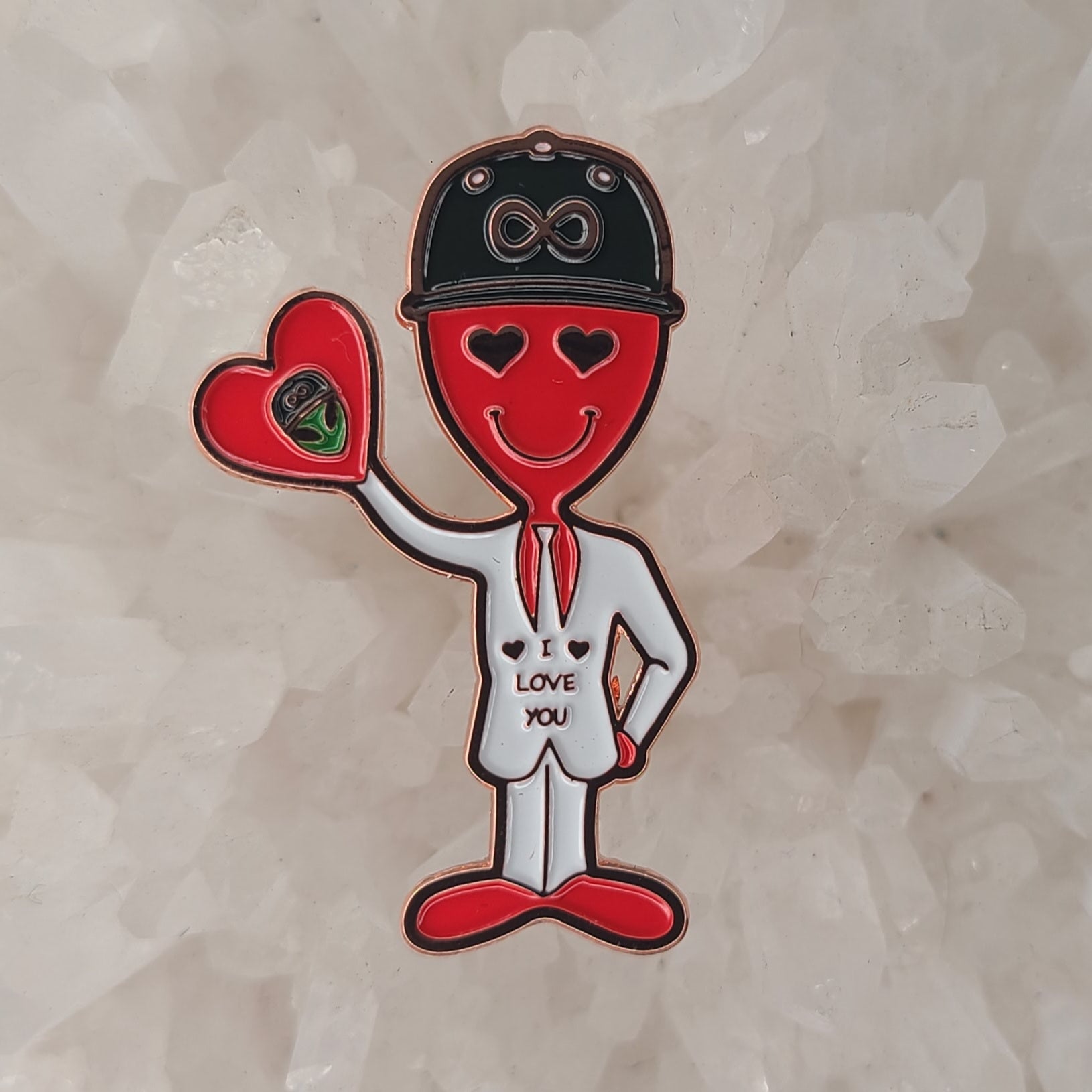 I Love You Tuxedo Martian Cyclops Army Ufo Enamel Pins Hat Pins Lapel Pin Brooch Badge Festival Pin