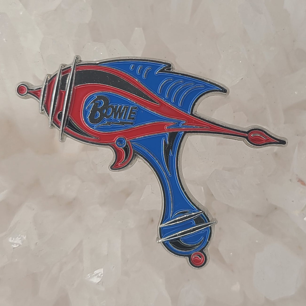 David Bowie Ray Gun Laser Rock Music Enamel Pins Hat Pins Lapel Pin Brooch Badge Festival Pinamel Hat Pin
