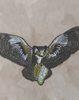 5 Pack - Time Flies Salvador Owlie Dhali Time Clock Owl Melt Bird Pocket Watch Wholesale Glow Enamel Pins Hat Pins Lapel Pin Brooch Badge Festival Pin