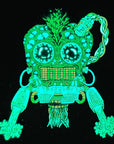 Just A Love Machine V1 Robot Creature Glow Enamel Pins Hat Pins Lapel Pin Brooch Badge Festival Pin