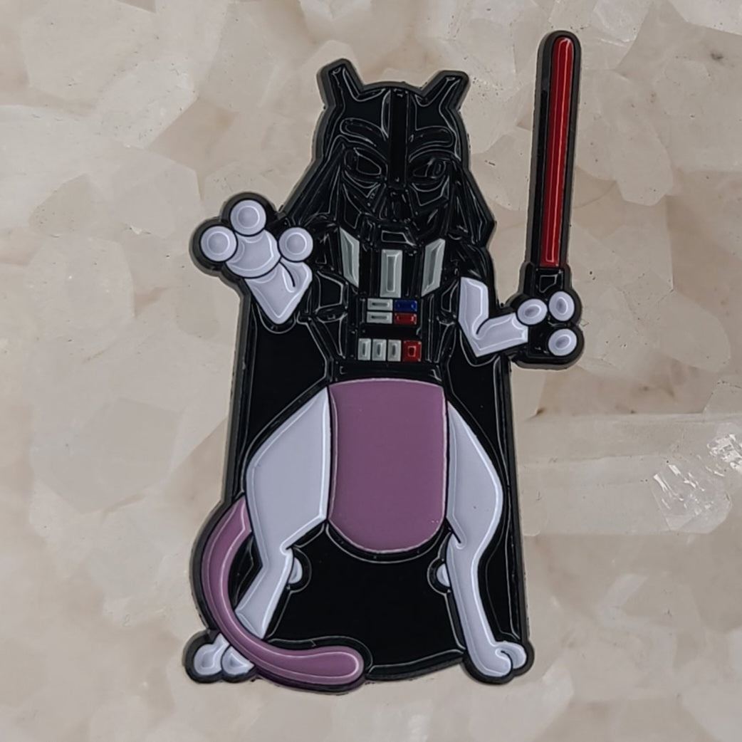 Poke Wars Pin Series Mew Two X Darth Vader Enamel Hat Pin