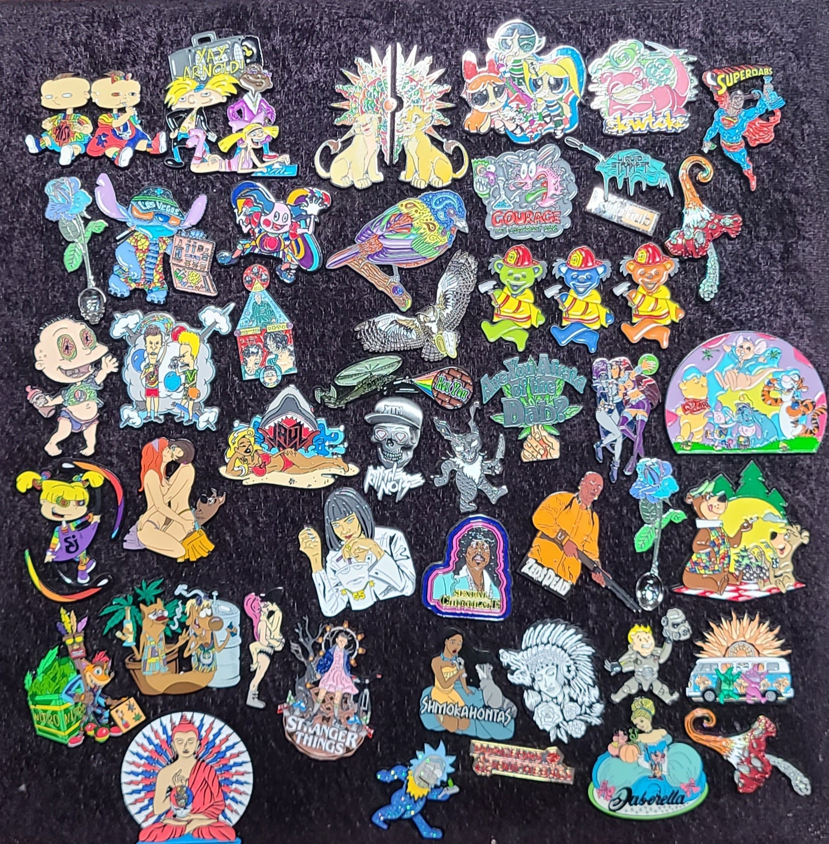 Cartoon Themed 5 Pin Mystery Mixed Pack Wholesale Enamel Pins Hat Pins Lapel Pin Brooch Badge Festival Pin