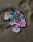 Alice Fear N Loathing In Wonderland Cheshire S Thompson Cat Cartoon Glow Enamel Pin Hat Pin Lapel Pin Brooch Badge Festival Pin