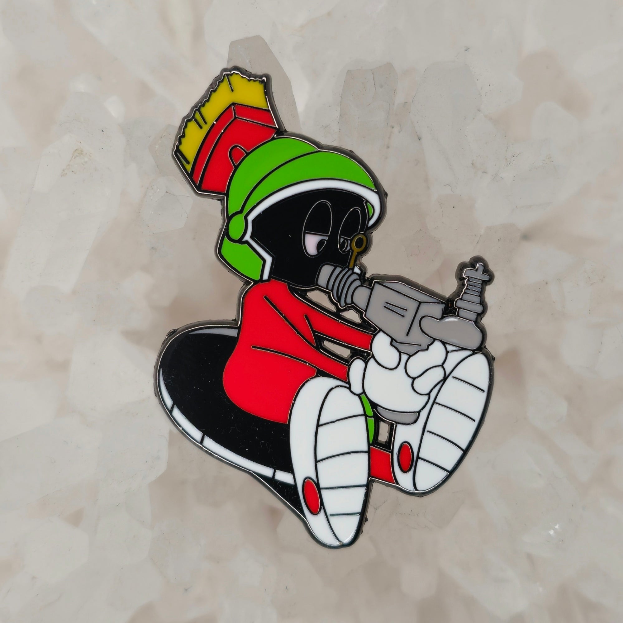 Toking Marvin The Martian Dab Alien Weed Enamel Hat Pin