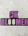 Ok Bloomer Okay Boomer Hummingbird V2 Glow Enamel Pins Hat Pins Lapel Pin Brooch Badge Festival Pin