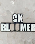 Ok Bloomer Okay Boomer Hummingbird V3 Glow Enamel Pins Hat Pins Lapel Pin Brooch Badge Festival Pin