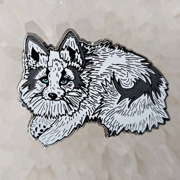 Mythical Marble Fox Of The Forest Nature Animal Glow Enamel Pin Hat Pin Lapel Pin Brooch Badge Festival Pin