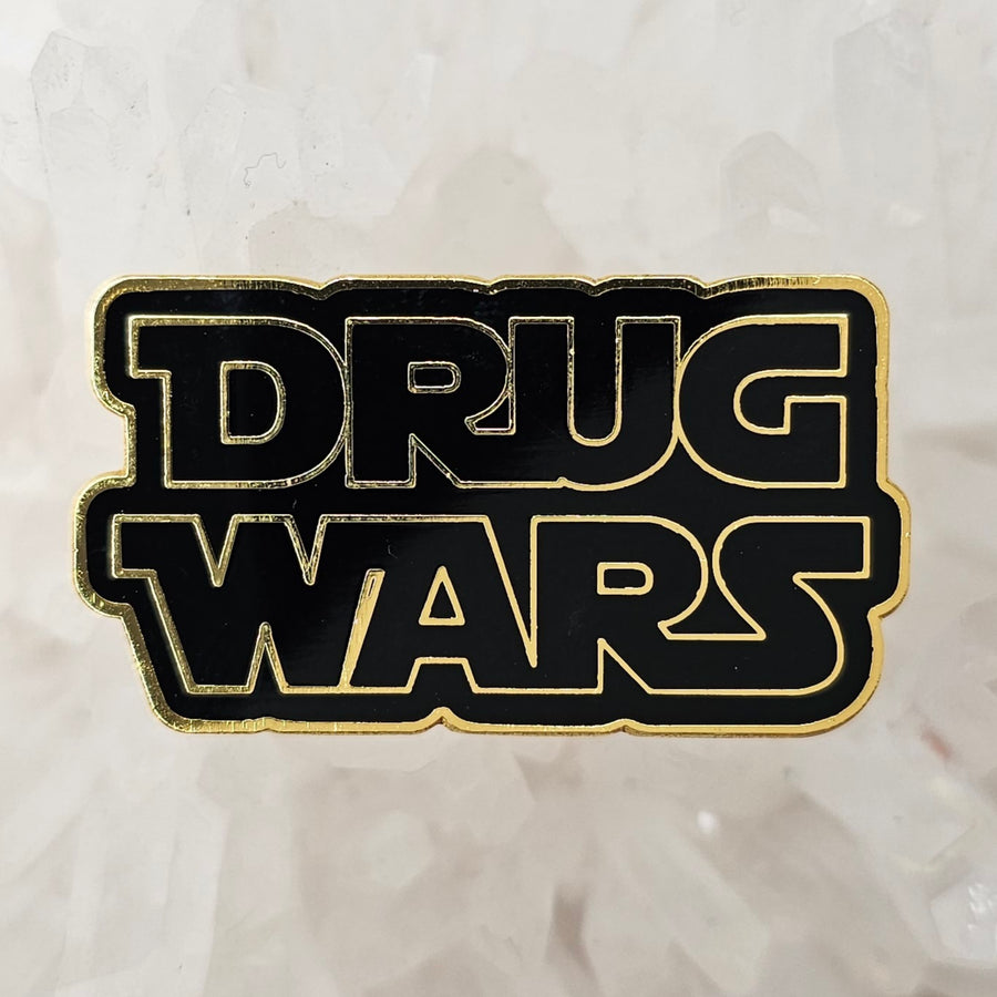 Drug Wars Star Sci Fi Wars Weed Nerd Enamel Pins Hat Pins Lapel Pin Brooch Badge Festival Pin