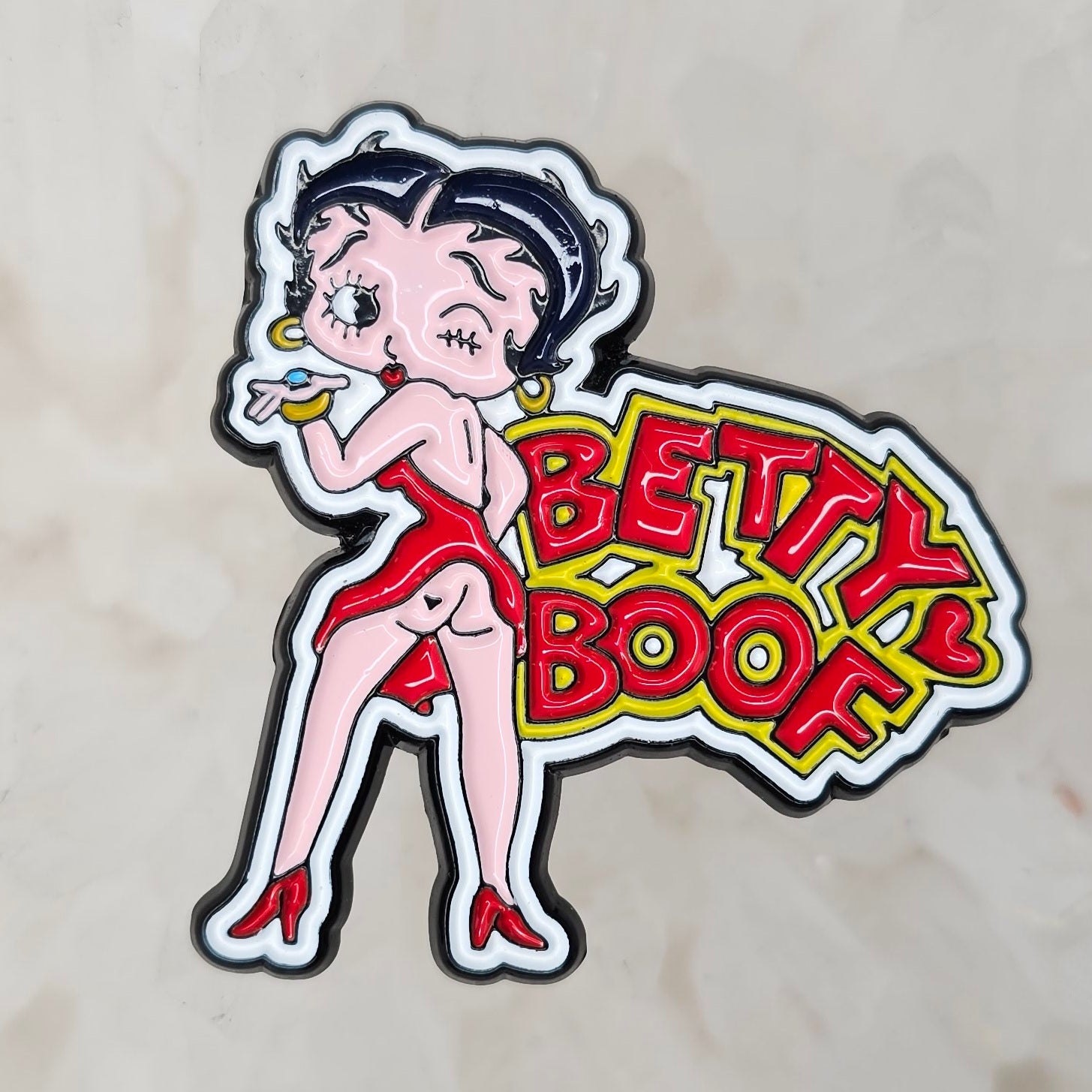 Betty Boof Boop Butt Classic Cartoon Sexy Pin Up Enamel Pins Hat Pins Lapel Pin Brooch Badge Festival Pin