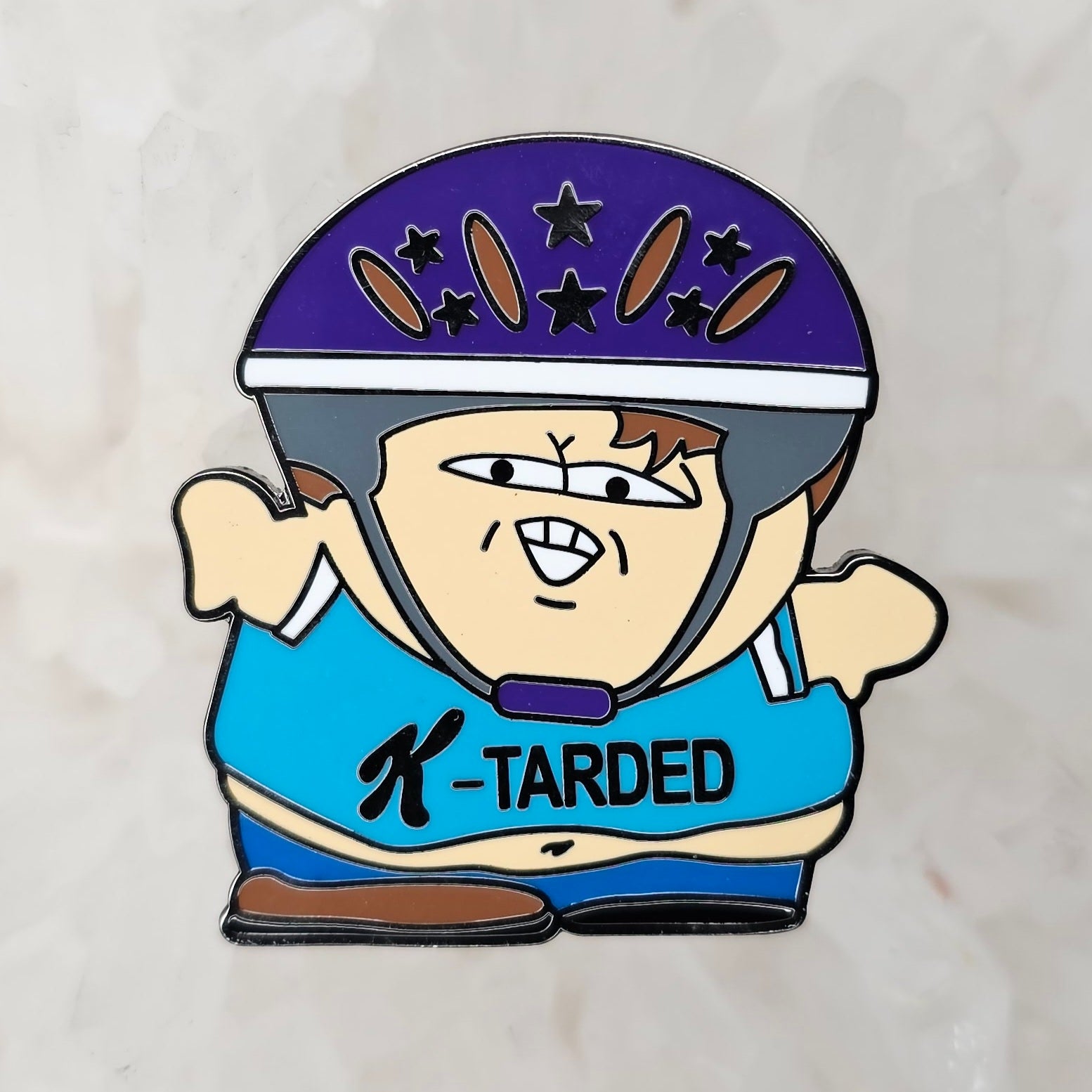 Cartman K Tarded Ketamine South Park Parody 90s Cartoon Enamel Pins Hat Pins Lapel Pin Brooch Badge Festival Pin