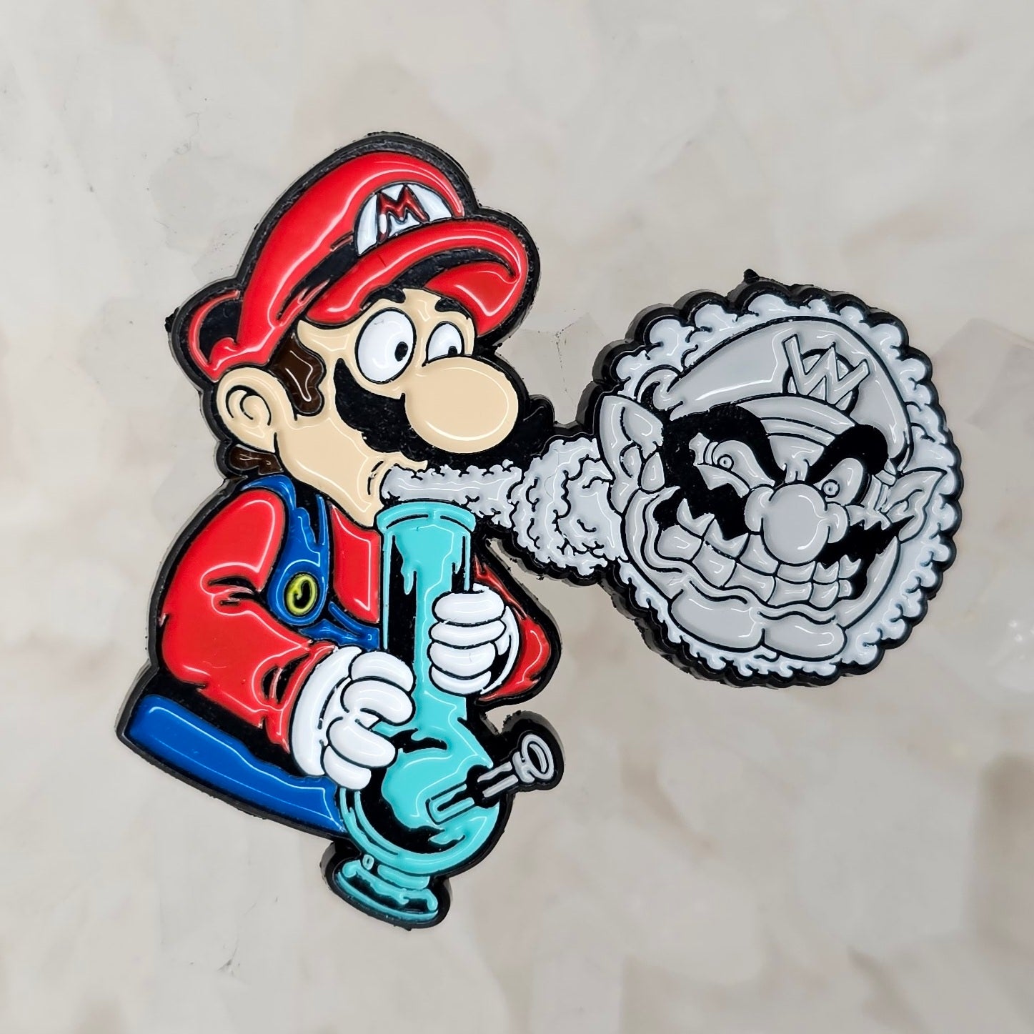 Super Stoner Bros Video Game Weed Parody Enamel Pins Hat Pins Lapel Pin Brooch Badge Festival Pin