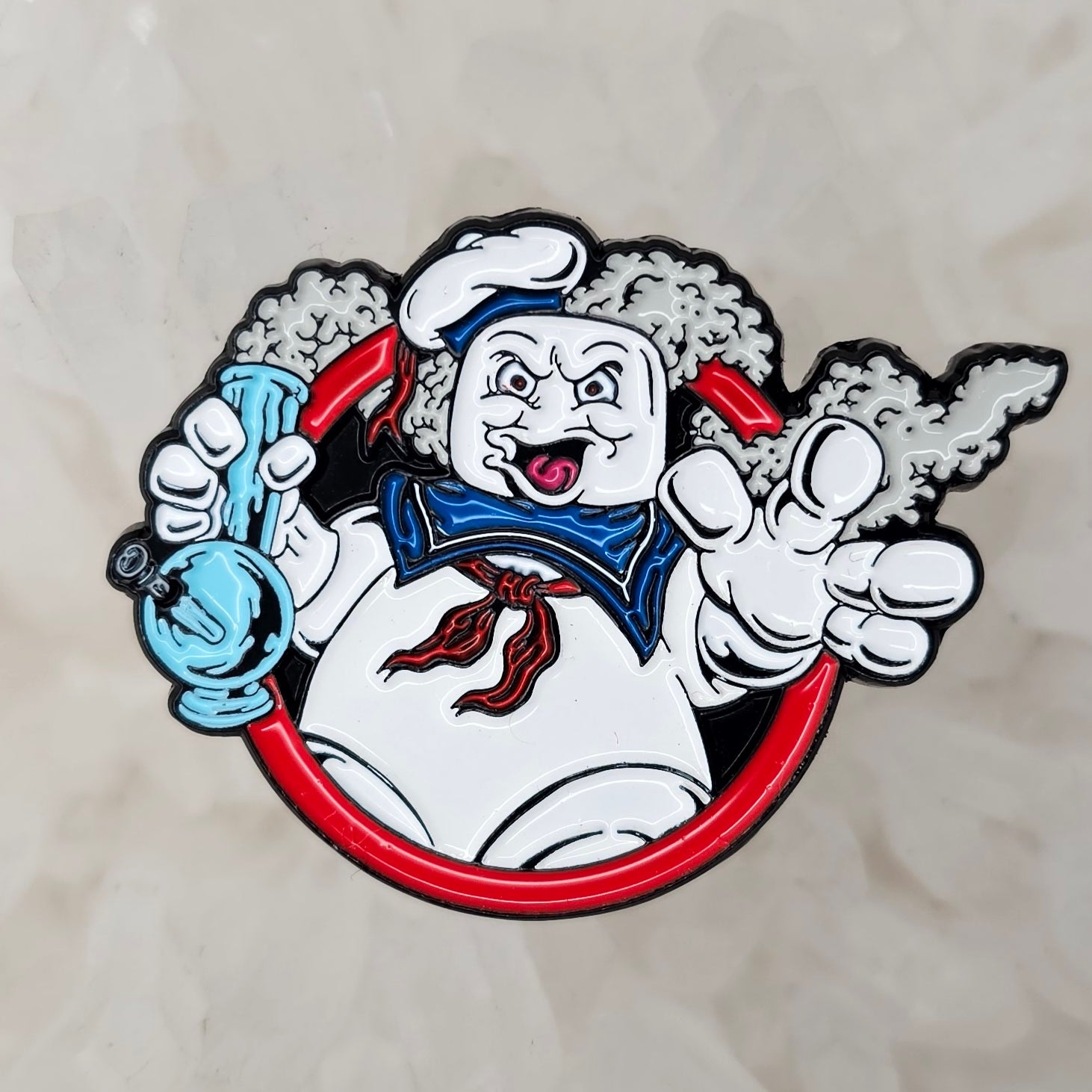 Stay Stoned Puft Ghost Weed Busters Parody Enamel Pins Hat Pins Lapel Pin Brooch Badge Festival Pin