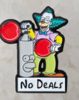 Krusty Custy No Deals Nitrous Mafia Simpson Hippie Enamel Pins Hat Pins Lapel Pin Brooch Badge Festival Pin