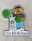 No Deals Ernie Sesame Nitrous Mafia Street Hippie 2000s Cartoon Enamel Pins Hat Pins Lapel Pin Brooch Badge Festival Pin