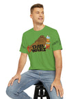 Dab Wars Weed Jedi Jabba The Dab Mando Men's Polyester Tee (AOP) By Curtis Wohlgemuth X Mythical Merch