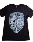 Guy Fawkes V For Anonymous Vendetta Nature Vs. Machine Mask Black Unisex Short Sleeve T Shirt
